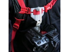 Câmera mochila mosquetão monte dslr 3d print model - Mito3D