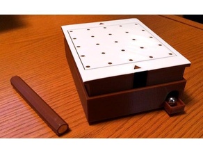 özelleştirilebilir manyetik mermer Labirent oyun oyunculu 3d print model - Mito3D