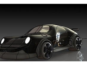 deportivo basado en porsche 911-porsche 911 based sport car automotive automovil coche 3d print model - Mito3D