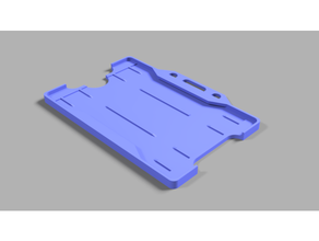 lanyard card holder 3d print model - Mito3D