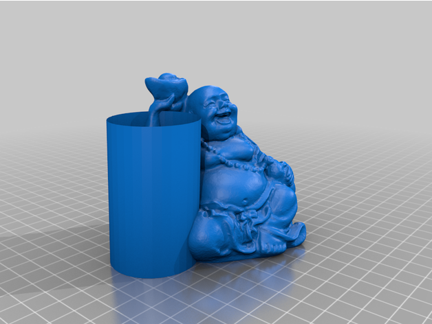 buddha planter 3D print model - Mito3D