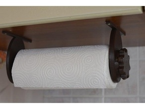 paper towel holder kitchen 3d print model - Mito3D