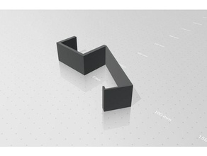 Ikea eksiklik duvar raf kontrolör Kulp destek 3d print model - Mito3D