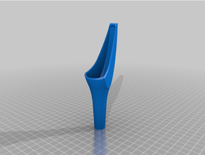 standing female urination funnel 3d print model - Mito3D