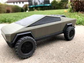 Tesla Cybertruck snap fit 3d print model - Mito3D