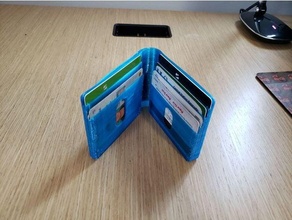 tpu wallet 3d printed flexible filament 3d print model - Mito3D