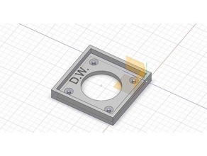 homematisch Grundplatte 8fach taster fixierung schalter 3d print model - Mito3D