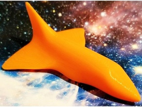 space shuttle airplane aviation general nasa spaceship spaceshuttle 3d print model - Mito3D