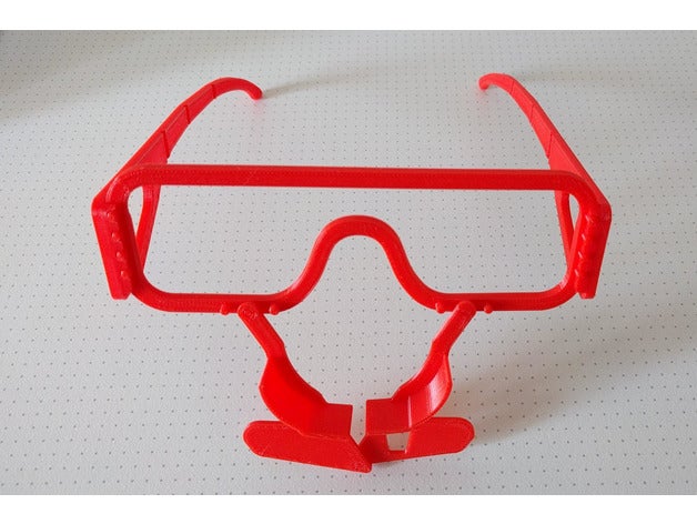 covid 19 t zone entrenador eye wear coronavirus anteojos gafas cara notouchchallenge formación 3D print model - Mito3D