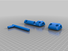 door lock - hasp latches petlice 3d print model - Mito3D
