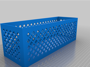 costomized fridge lattice boxmy customized box solid 3d print model - Mito3D