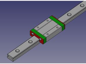 mgn12h carril freecad archivos lineal carril 3d print model - Mito3D