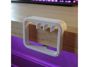 bureau câble agrafe remix 3d print model - Mito3D