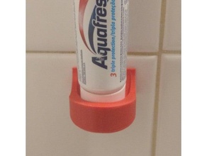 toothpaste holder bathroom accessories organizer toothpasteholder 3d print model - Mito3D
