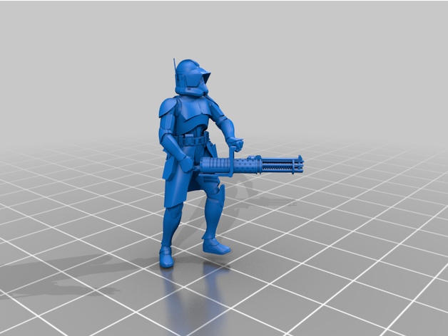 commandant trône légion échelle cloner guerres étoile 3D print model - Mito3D