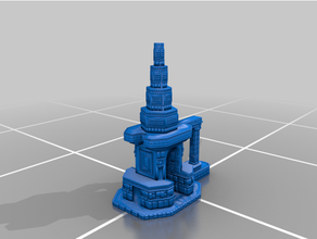 ombre colossus tombeau Château colosse temple 3d print model - Mito3D