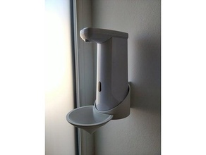 soap dispenser wall mount silvercrest sse 6 c3 desinfection 3d print model - Mito3D