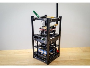 universal 2u cubos arduino framboesa pi satélite espaço 3d print model - Mito3D