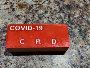 covid-19 tracker 3d print model - Mito3D