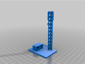Zelle Turm Kommunikation Spur scale 3d print model - Mito3D