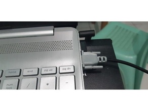 USB cavo copertina guaina connettore vga stile caricabatterie 3d print model - Mito3D