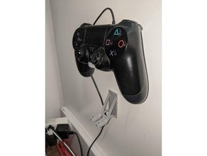 simple ps4 controller wall mount 3d print model - Mito3D