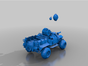 mudder assembled - orks vehicle lp 40k 3d print model - Mito3D