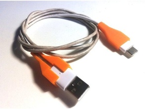 paramétrico USB conector protector 3d print model - Mito3D