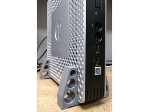 verticale supporter hp t610 client ordinateurs 3d print model - Mito3D