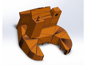 mk3 rhd fan duct rev volcano hotend fonr bondtech stock extruder kit 3d print model - Mito3D