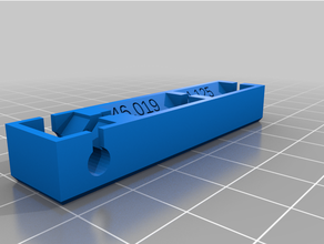 personalizado corte jig46 019 guía rail modelo ptfe extrusora tubo 3d print model - Mito3D