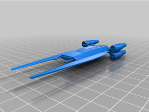 İsyancı u wing 3d print model - Mito3D