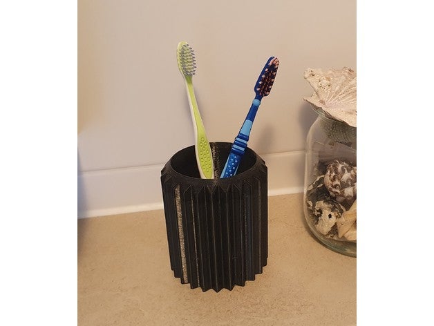 brosse dents crayon tasse planteur titulaire soutien supporter vase 3D print model - Mito3D