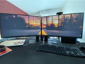 samsung space monitor vesa 100x100 adpator 3d print model - Mito3D
