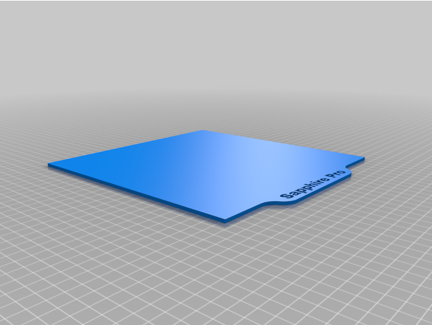 trees sapphire pro custom build plate lasercut prusa slicer prusaslicer twotrees 3d printer 3D print model - Mito3D