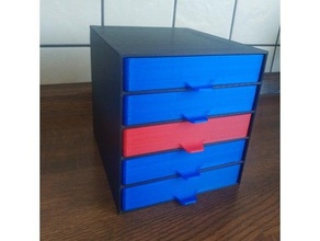 Teile Tablett Schubladen 3d print model - Mito3D