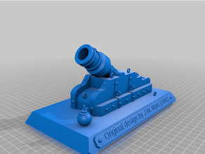 antiguo cañón 3d print model - Mito3D