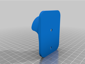 closet pole bracket rod holder 3d print model - Mito3D