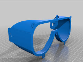 3d basılı Emniyet gözlük değişken folyo bardak 3d print model - Mito3D