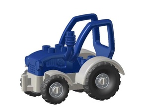 duplo compatibile trattore Lego 3d print model - Mito3D