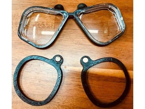 oculus quest glasses frame 3d print model - Mito3D