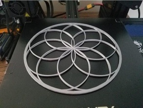 fleur vie 3d print model - Mito3D