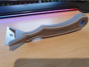 ergonomic razor scraper v2 - strong 3d print model - Mito3D