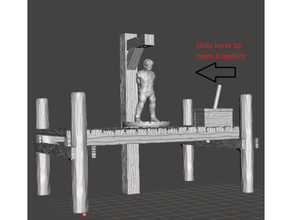 d&d working gallows dd dungeons dragons hang 3d print model - Mito3D
