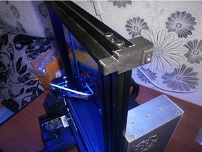 ender-3 led strip profile plug 10x15 switch 3d print model - Mito3D