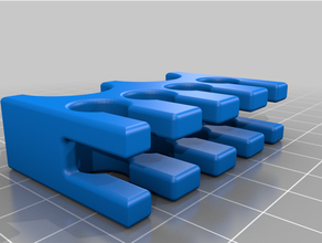 cable holder - glass table 3d print model - Mito3D