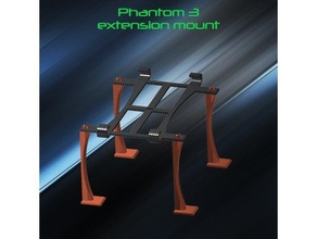 Phantom 3 montieren Kamera dji Drohne fpv gopro 3d print model - Mito3D