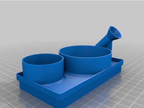 Halter Unterstützung Fluss Zinn Bürste 3d print model - Mito3D