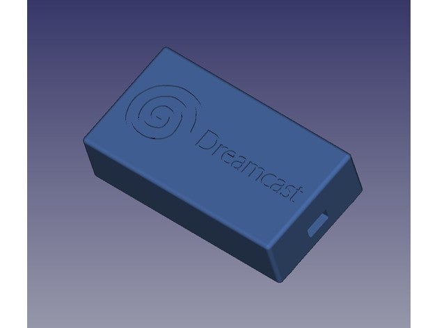 dreamcast lvi cable case 3D print model - Mito3D