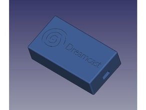 dreamcast lvi cable case 3d print model - Mito3D